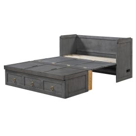 Full Size Murphy Bed with USB Port and a Large Drawer 35 Full Size Murphy Bed with USB Port and a Large Drawer