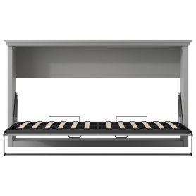 Twin Size Murphy Bed, Can Be Folded Into A Cabinet