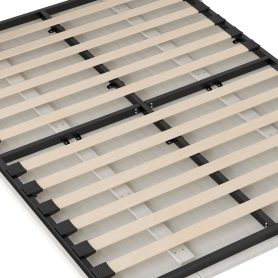 Full Size Murphy Bed with Desk, Storage Shelves and Cabinets