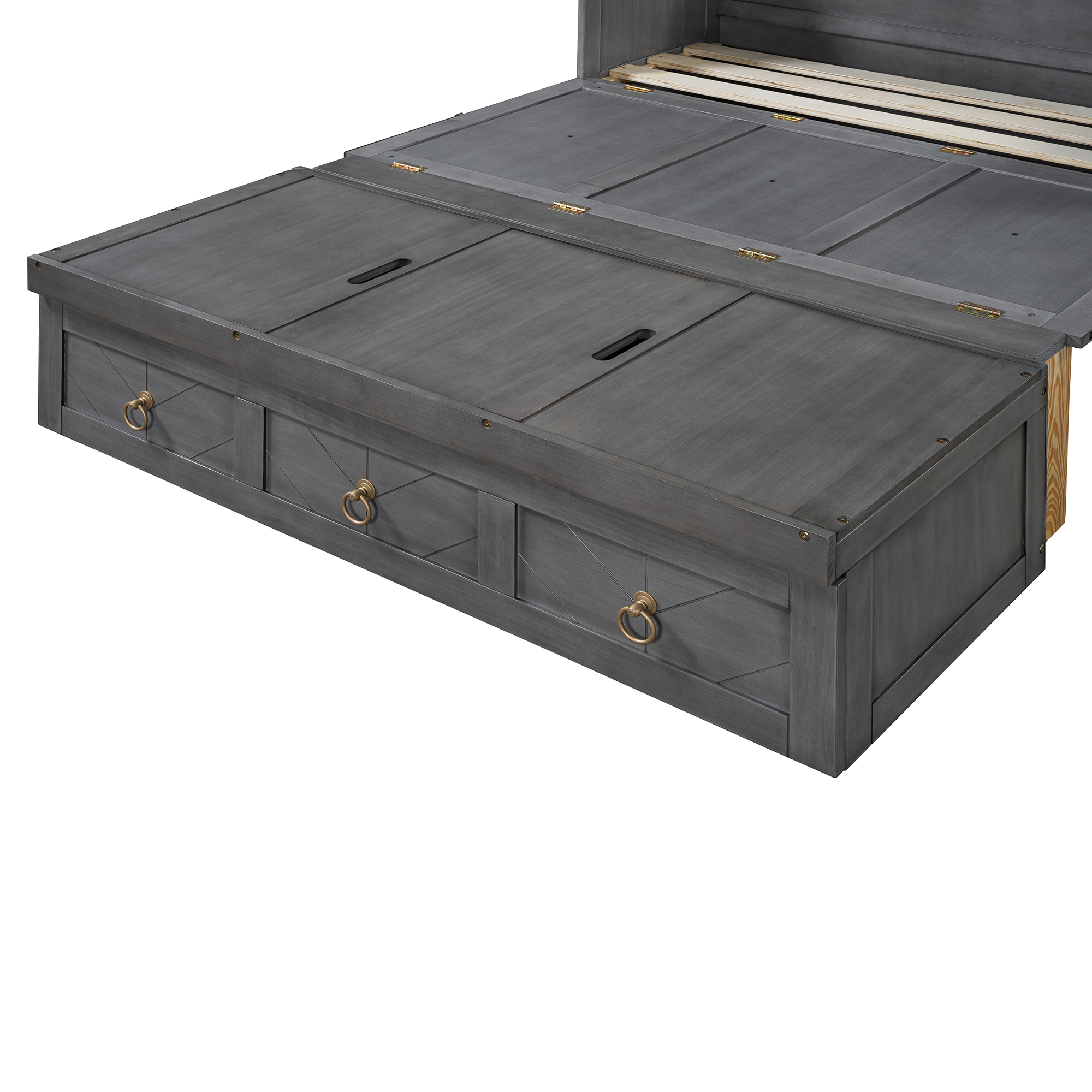 Full Size Murphy Bed with USB Port and a Large Drawer 14 Full Size Murphy Bed with USB Port and a Large Drawer