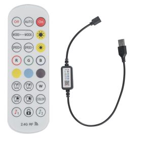 Full Size Metal Loft Bed Frame with Storage Shelf and LED Light