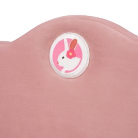 Twin Size Upholstered Daybed with Wave-shaped Trundle