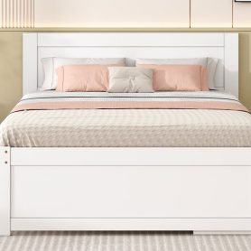 Full Size Platform Bed With Drawer And Two Shelves 34 Full Size Platform Bed With Drawer And Two Shelves