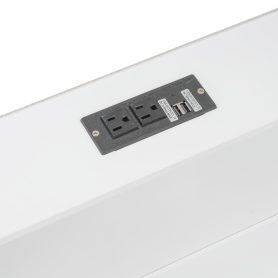 Queen over Queen Bunk Bed with Storage Cabinets and USB Ports 36 Queen over Queen Bunk Bed with Storage Cabinets and USB Ports