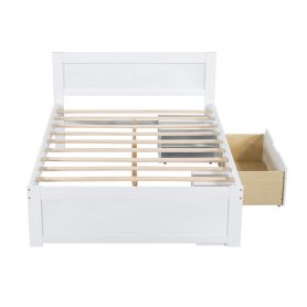 Full Size Platform Bed With Drawer And Two Shelves 50 Full Size Platform Bed With Drawer And Two Shelves