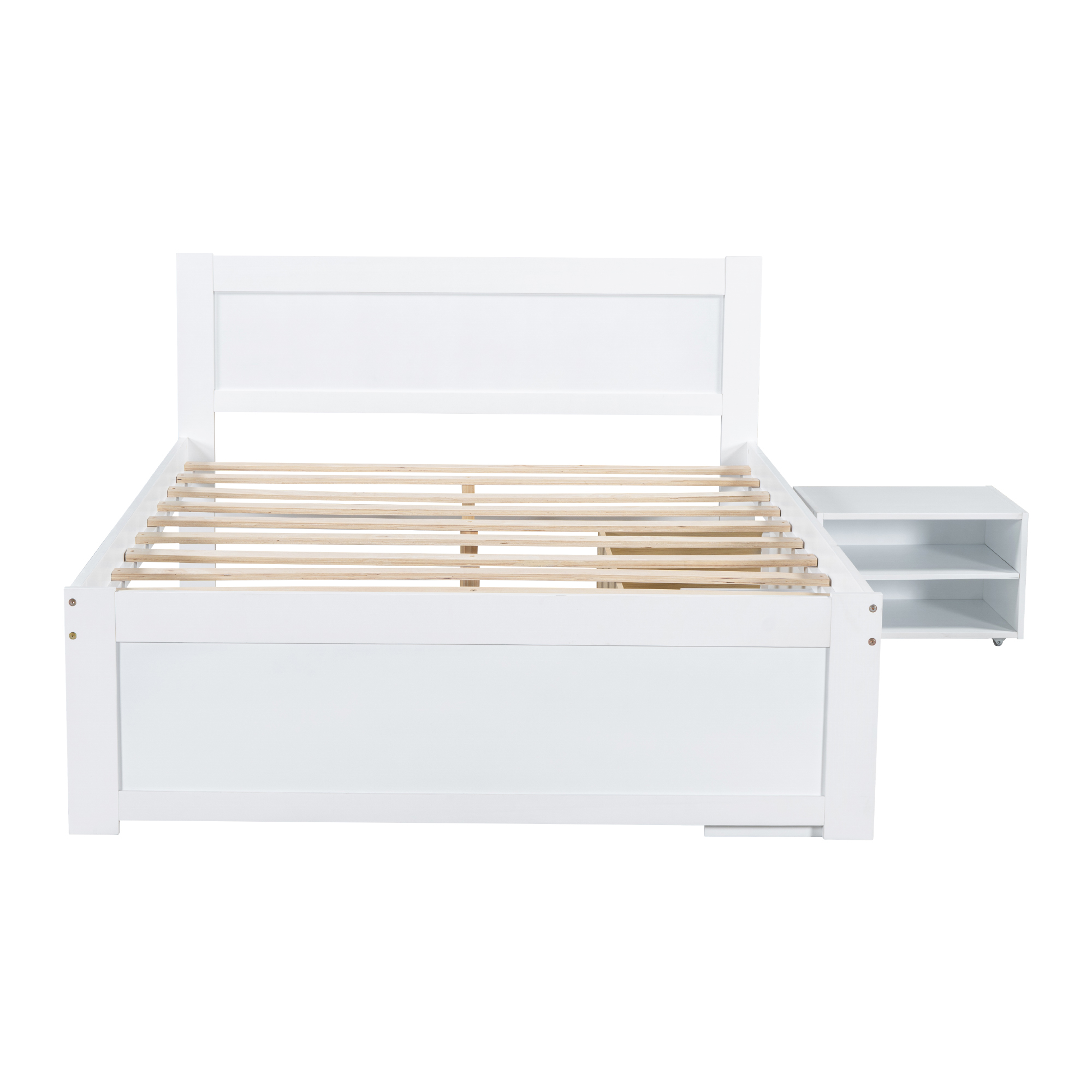 Full Size Platform Bed With Drawer And Two Shelves 27 Full Size Platform Bed With Drawer And Two Shelves