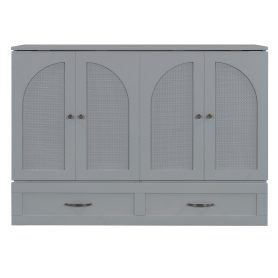 Space-Saving Full Size Murphy Bed with Large Drawers 28 Space-Saving Full Size Murphy Bed with Large Drawers