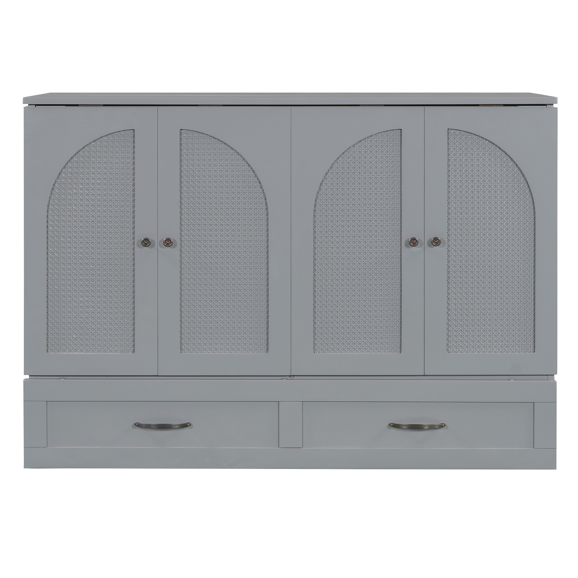 Space-Saving Full Size Murphy Bed with Large Drawers 6 Space-Saving Full Size Murphy Bed with Large Drawers