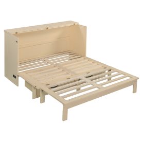 Space-Saving Queen Size Murphy Bed With Large Drawers