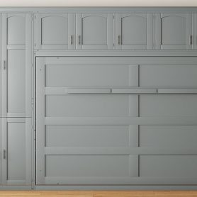 Queen Size Murphy Bed Wall Bed with Cabinets
