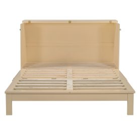 Space-Saving Queen Size Murphy Bed With Large Drawers