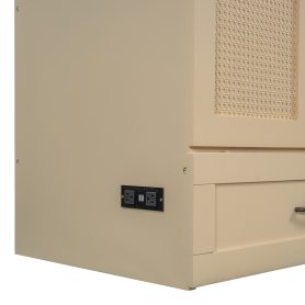 Space-Saving Queen Size Murphy Bed With Large Drawers