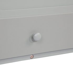 Twin Size Wooden Bed with Headboard, Footboard, Trundle and Three Storage Drawers