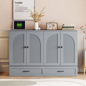 Space-Saving Full Size Murphy Bed with Large Drawers