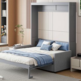 Full Size Murphy Bed Wall Bed With Cushion