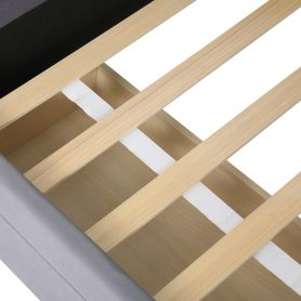 Twin size Upholstered Platform Bed with Storage and Drawers