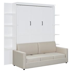 Queen Size Wall Bed With Sofa