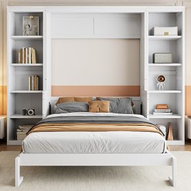 Full Size Murphy Bed With Desk And Bookshelf 27 Full Size Murphy Bed With Desk And Bookshelf