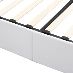 Queen Size Upholstered Platform Bed with Hydraulic Storage System