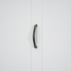 Queen Size Murphy Bed with Shelves, Drawers and LED Lights