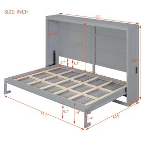 Multi-function Full Size Murphy Bed Wall Bed