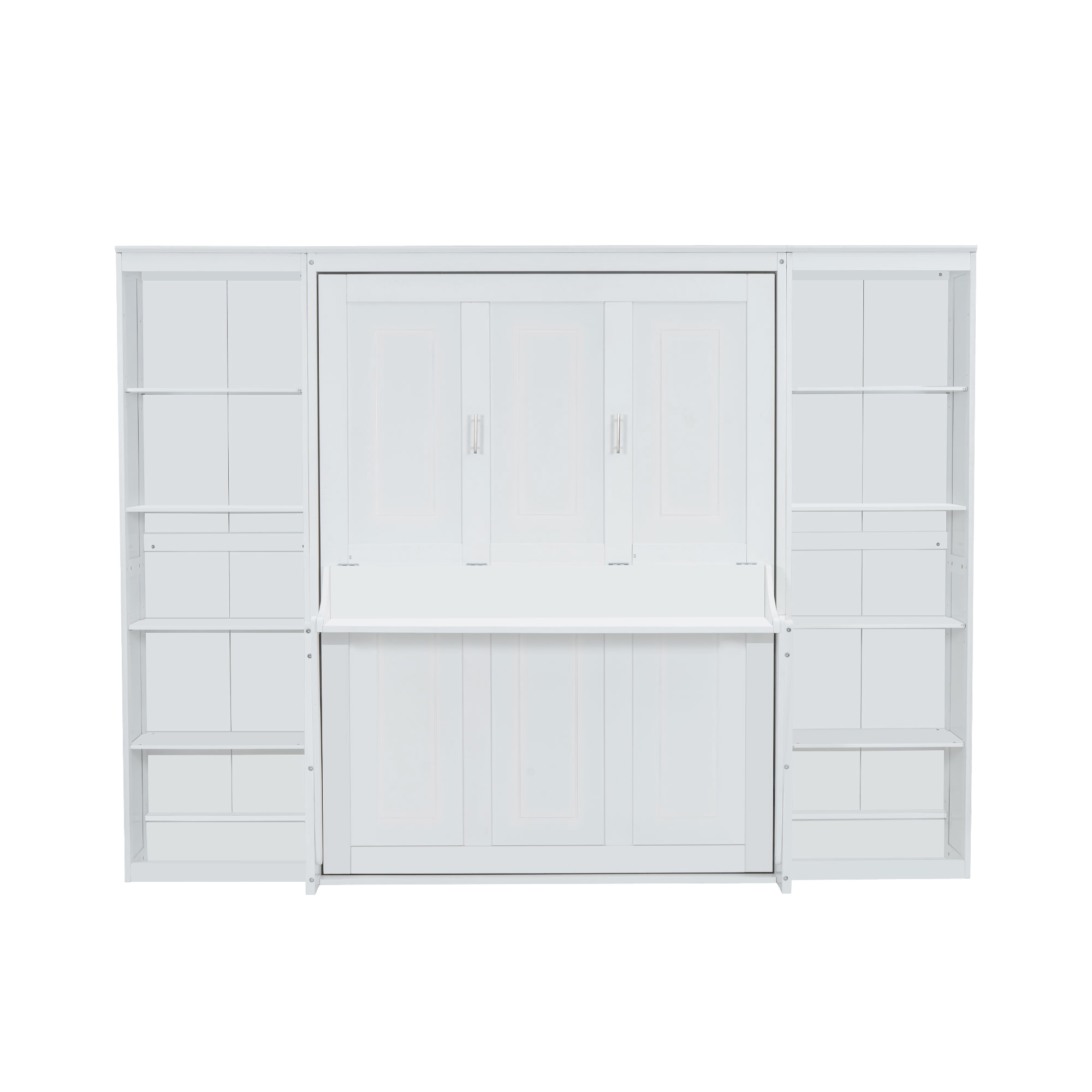 Full Size Murphy Bed With Desk And Bookshelf 17 Full Size Murphy Bed With Desk And Bookshelf