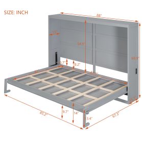 Multi-function Queen Size Murphy Bed Wall Bed