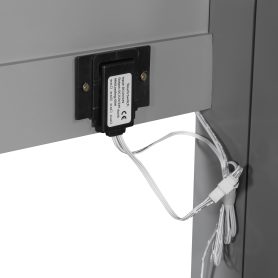 Modern Design Queen Size Murphy Bed Wall Bed With LED Lights