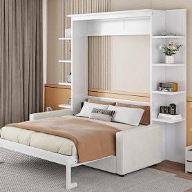 Queen Size Wall Bed With Sofa
