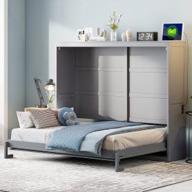 Multi-function Queen Size Murphy Bed Wall Bed