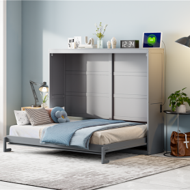 Multi-function Queen Size Murphy Bed Wall Bed