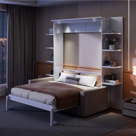 Queen Size Wall Bed With Sofa