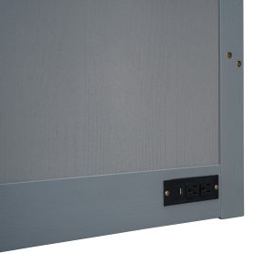 Queen Size Murphy Bed with USB Port and One Large Drawer