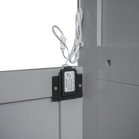 Full Size Murphy Bed with Shelves, Drawers and LED Lights 41 Full Size Murphy Bed with Shelves, Drawers and LED Lights