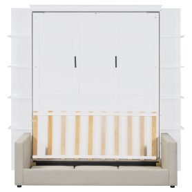 Queen Size Wall Bed With Sofa