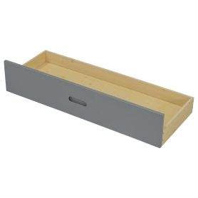 Wood Full Size Platform Bed With Storage Headboard, Shelves And 2 Drawers