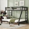 Metal Twin XL over Queen Bunk Bed for Teens and Adult