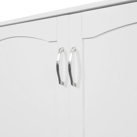 Queen Size Murphy Bed with Drawer and a set of Sockets & USB Ports, Pulley Structure Design