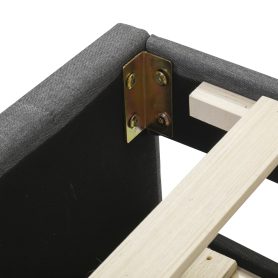 Twin Size Upholstered Platform Bed with Trundle and 3 Drawers