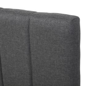 Twin Size Upholstered Platform Bed with Trundle and 3 Drawers