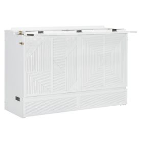 Queen Size Murphy Bed with Large Drawer, USB Ports and Outlets 34 Queen Size Murphy Bed with Large Drawer, USB Ports and Outlets