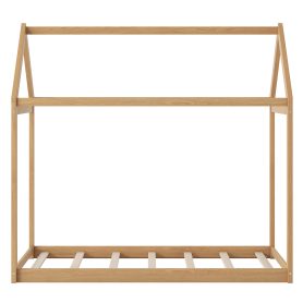 Wooden Twin Size House Bed