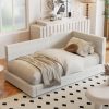 Twin Size L-Shaped Corduroy Daybed