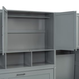 Twin Size Murphy Bed Wall Bed with Closet, Drawers and Desk 36 Twin Size Murphy Bed Wall Bed with Closet, Drawers and Desk