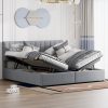 King Size Upholstered Platform Bed with a Hydraulic Storage System 2 King Size Upholstered Platform Bed with a Hydraulic Storage System