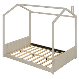 Wood Full Size Velvet House Bed 17 Wood Full Size Velvet House Bed