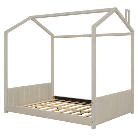 Wood Full Size Velvet House Bed 23 Wood Full Size Velvet House Bed