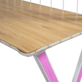 Twin Size Metal Loft Bed with Built-in Work Station, Wardrobe, Storage Staircase and LED