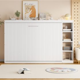 Full Size Murphy Bed with Bookshelf 41 Full Size Murphy Bed with Bookshelf