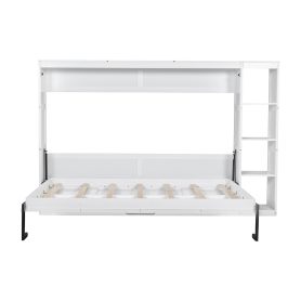 Full Size Murphy Bed with Bookshelf 32 Full Size Murphy Bed with Bookshelf